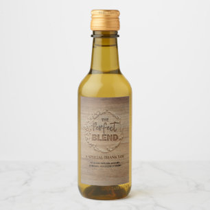 Perfekt Blend Bröllop Vinetikett