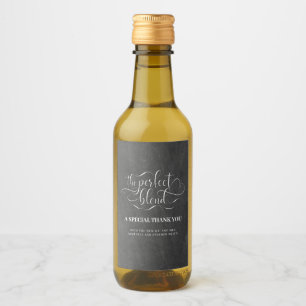 Perfekt Blend Bröllop Vinetikett