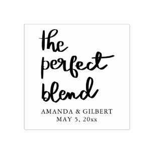 Perfekt Blend-handskrivet skribentbröllop-favorit Stämpel