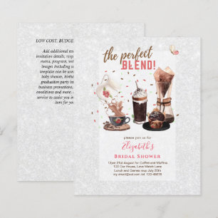 Perfekt Blend Inbjudningskort för möhippa COFFEE