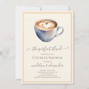 Perfekt Blend Par Coffee-Möhippan Inbjudningar