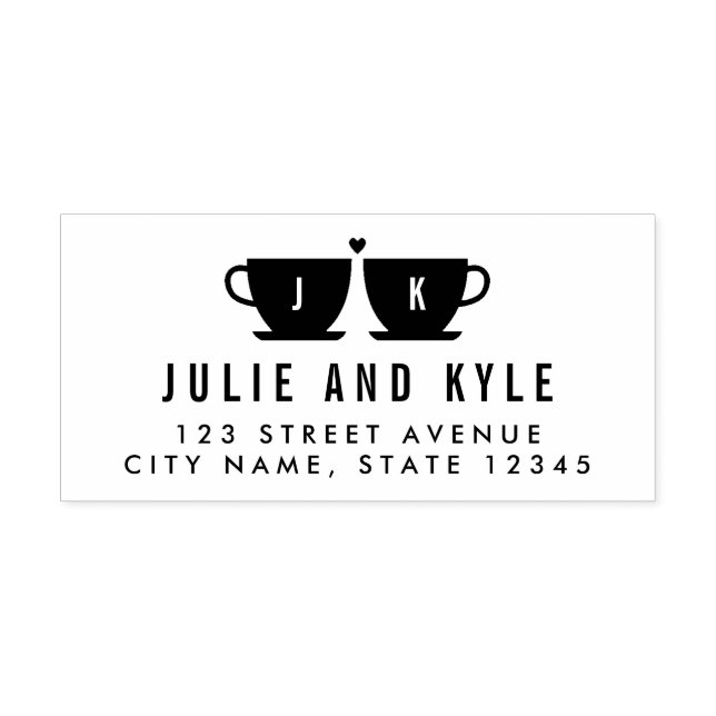 Perfekt Blend Personlig Rubber Frimärke Självfärgande Stämpel (Design)