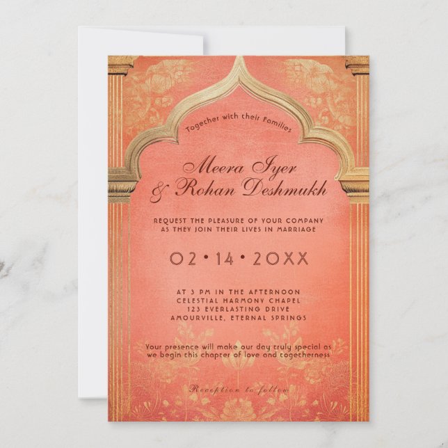 Perfekt-Blommarna: Den eviga nålen Inbjudningar (Framsida)