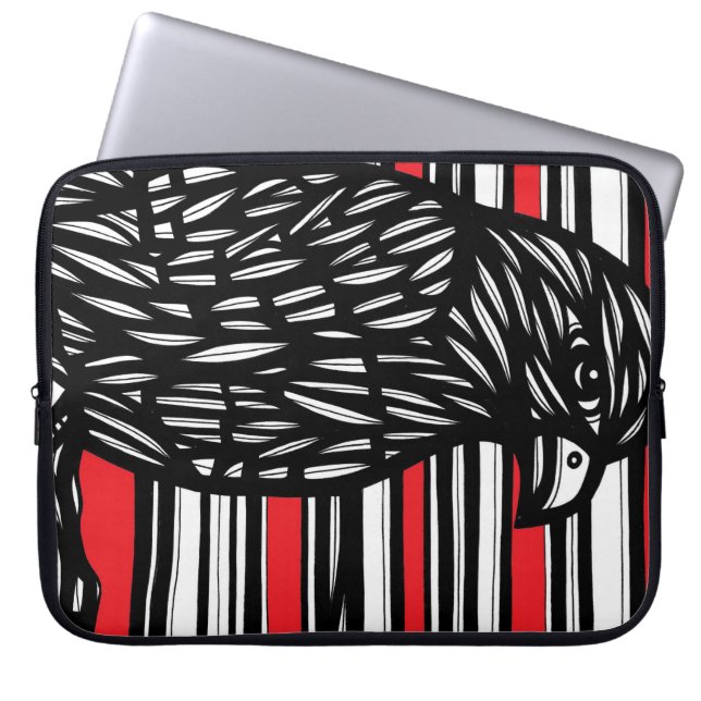 Perfekt blomstra wow som Sparkling Laptop Sleeve (Framsidan)