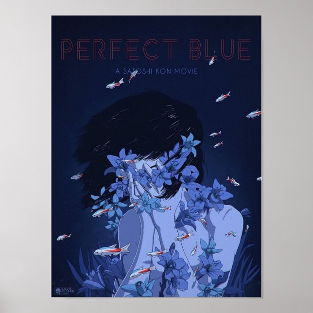 Perfekt Blue Movie Poster (Framsidan)