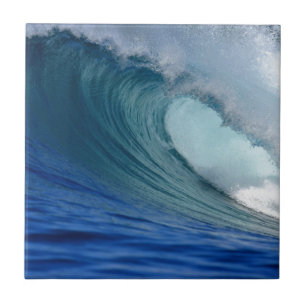 Perfekt Blue Sea Surfwave Kakelplatta