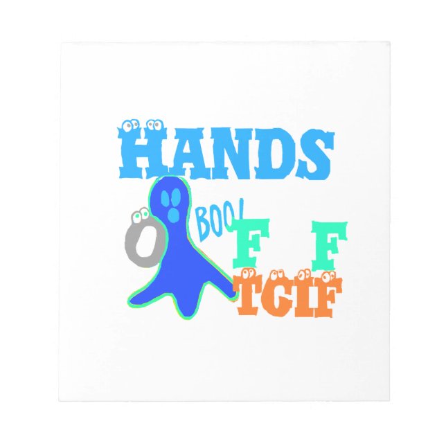 Perfekt Boo! TGIF tackar Gud för Fredag Hakuna Mat Anteckningsblock (Framsida)