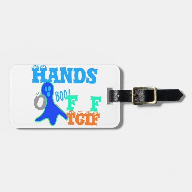 Perfekt Boo! TGIF tackar Gud för Fredag Hakuna Mat Bagagebricka (Horisontell Framsida)