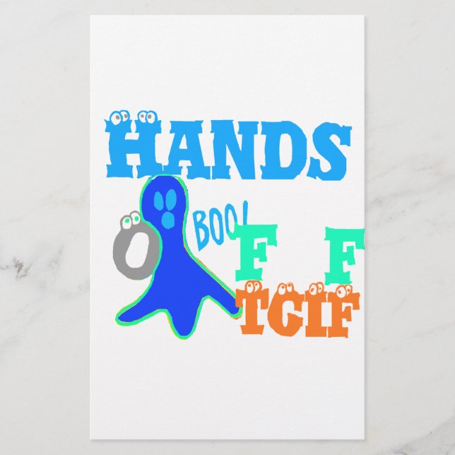 Perfekt Boo! TGIF tackar Gud för Fredag Hakuna Mat Brevpapper (Framsida)