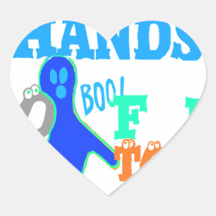 Perfekt Boo! TGIF tackar Gud för Fredag Hakuna Mat Hjärtformat Klistermärke