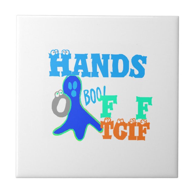 Perfekt Boo! TGIF tackar Gud för Fredag Hakuna Mat Kakelplatta (Framsidan)