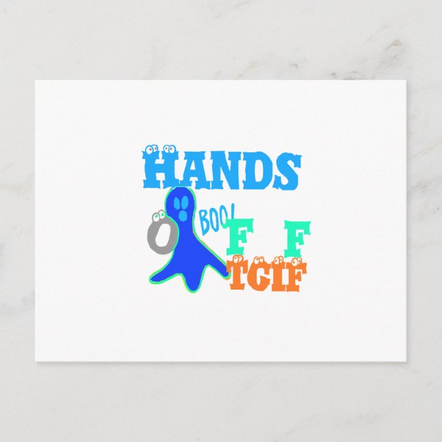 Perfekt Boo! TGIF tackar Gud för Fredag Hakuna Mat Vykort (Framsida)