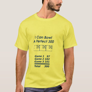 Perfekt bowlingställning tee shirt