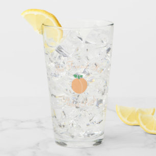 Perfekt bröllopsfest för persika glaskopp
