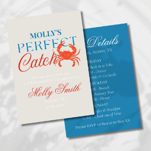 Perfekt Catch - Konstruktion för kustnära Möhippa Inbjudningar