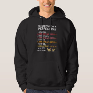 Perfekt Chicken Day Farmer Tupp Hen Chicken Hoodie