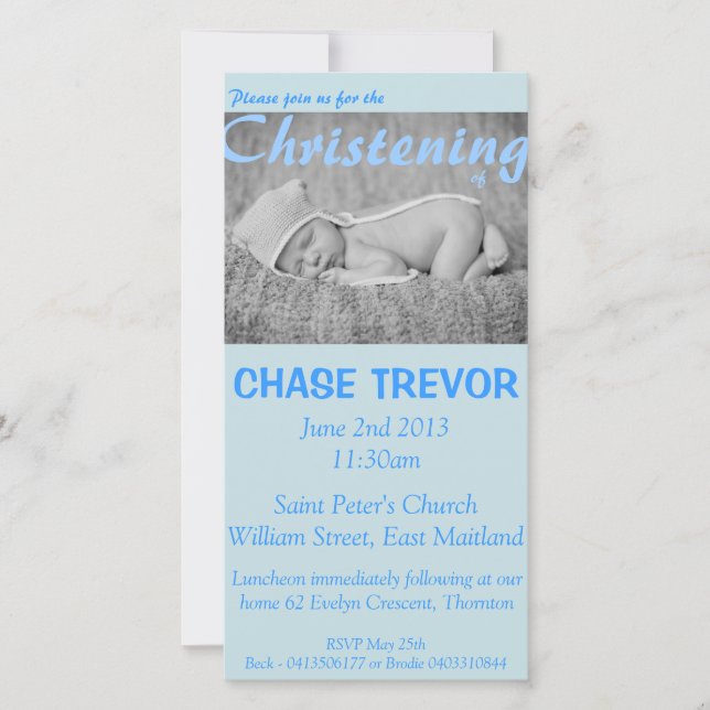 Perfekt Christening (Framsida)