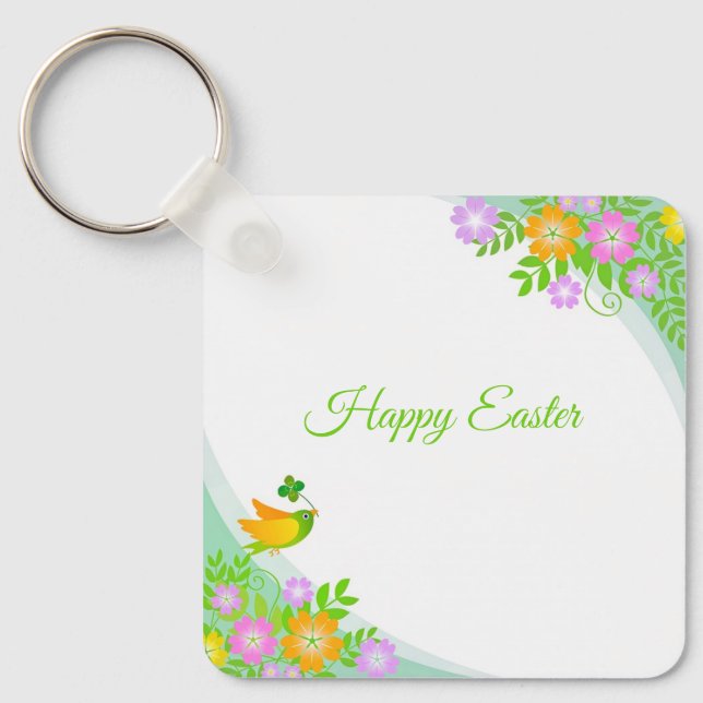 Perfekt, Coola Glad påsk, ägg Nyckelring (Framsida)