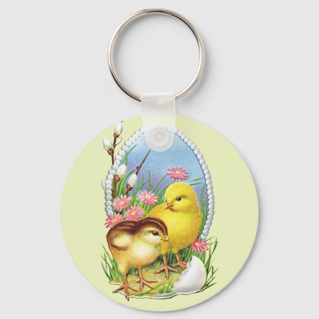 Perfekt, Coola Glad påsk, Bunny Nyckelring (Framsida)