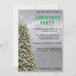 Perfekt, Coola, inbjudan till jul i Gräs Träd