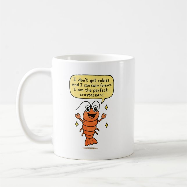 Perfekt Crustacean Lobster Kaffemugg (Vänster)