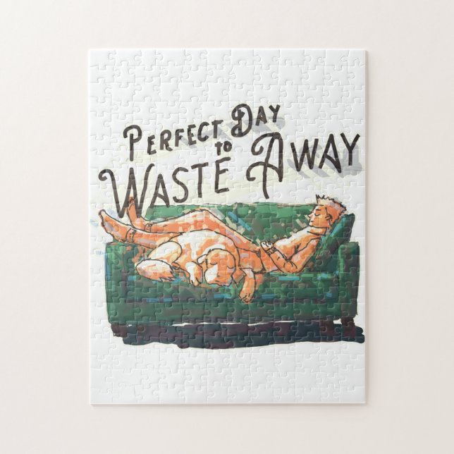 Perfekt Dag som ska Slösas bort Pussel (Vertikal)