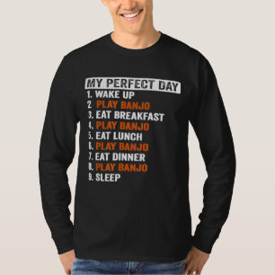 Perfekt Day Banjo Player Manar Women Girls Boys T Shirt