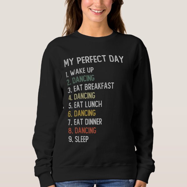Perfekt Day Dancing Manar Boys Tonåring Dancing T Shirt (Framsida)