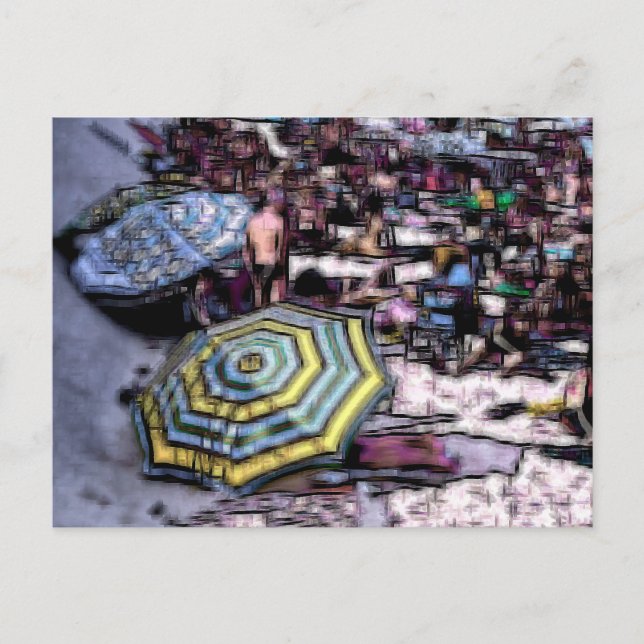 Perfekt digital effekt av stil "intryck" helg vykort (Framsida)