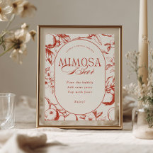 Perfekt En Äpple Bröllopsdusch Mimosa Bar