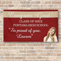 Perfekt examensfirande kongratulations BANNER