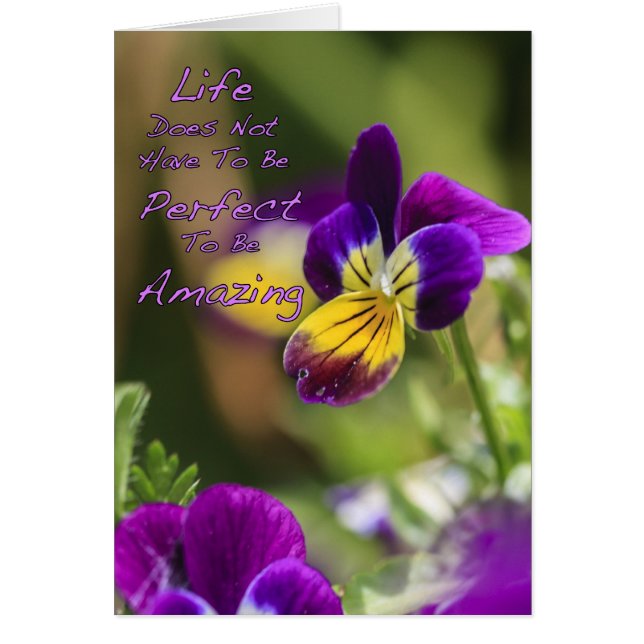 Perfekt Fantastisk Life OBS Kort (Framsidan)