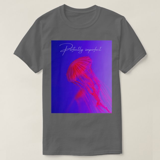 Perfekt felfri bak-Rosa-maneter T Shirt (Design framsida)