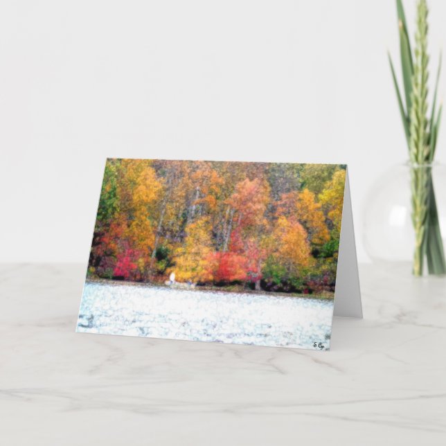 Perfekt fiske för bild kort (Framsida)