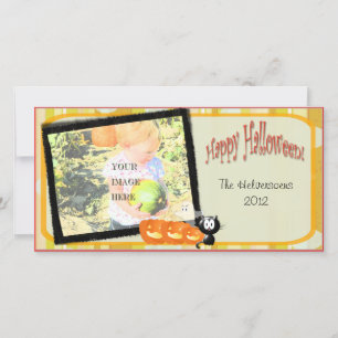 Perfekt för att visa din Halloween-dräkt - Julkort