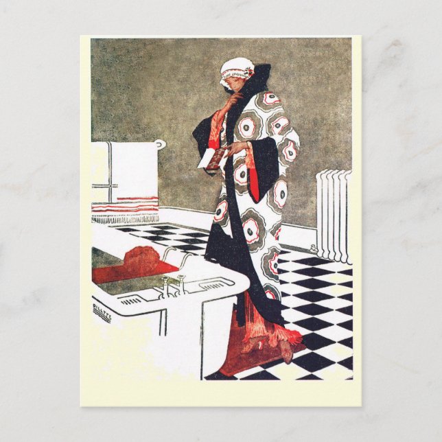 Perfekt för badrummet vykort (Framsida)