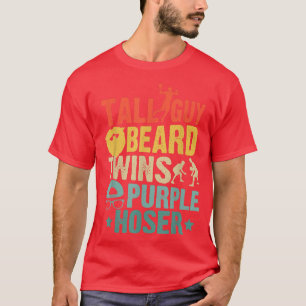 Perfekt För barn Killen Tall Guy Beard Twillingars T Shirt