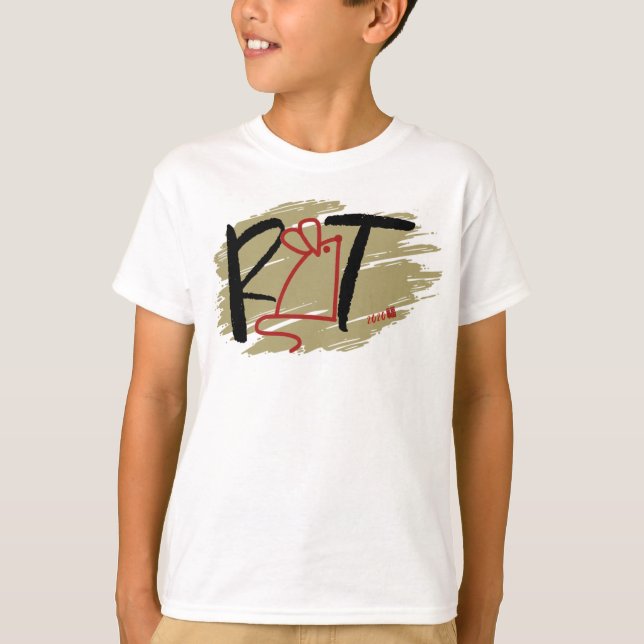 Perfekt för barn Kinesiskt nyår - RÅTTA 2020 T Shirt (Framsida)