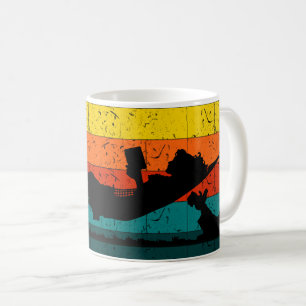 Perfekt för Bok Älskare & Relaxation Girl Hammock Kaffemugg