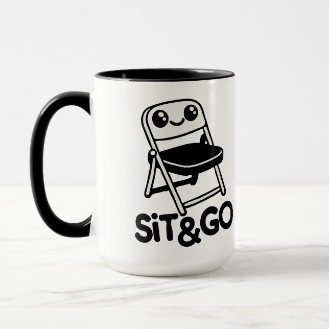 Perfekt för ditt "Morgonkaffe"-sätt och gå Mugg (Vänster)