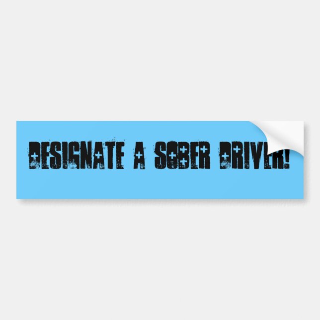 Perfekt för folk mot rattfylleri bildekal (Framsidan)