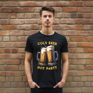 Perfekt för kall med Hett Party två punkter T Shirt