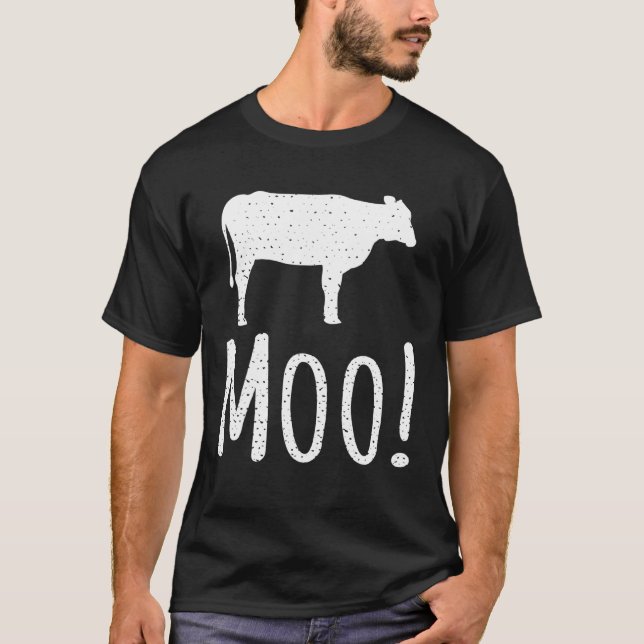 Perfekt för kor fans jag muuhar t shirt (Framsida)