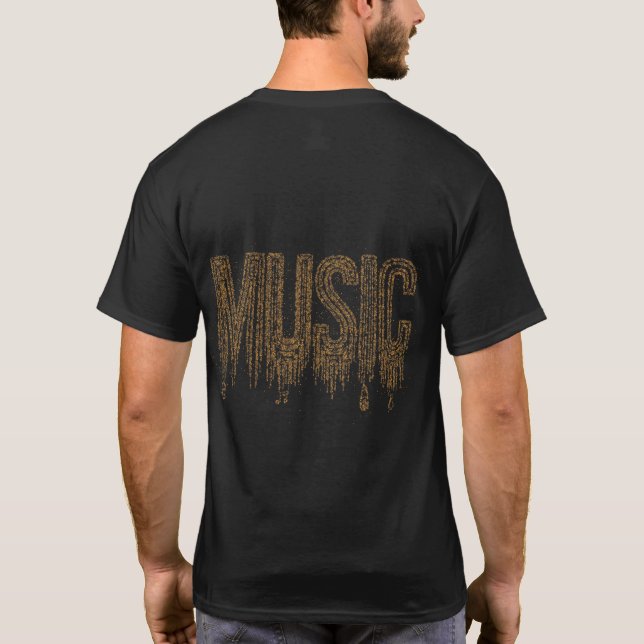 Perfekt för musikfestival t shirt (Baksida)