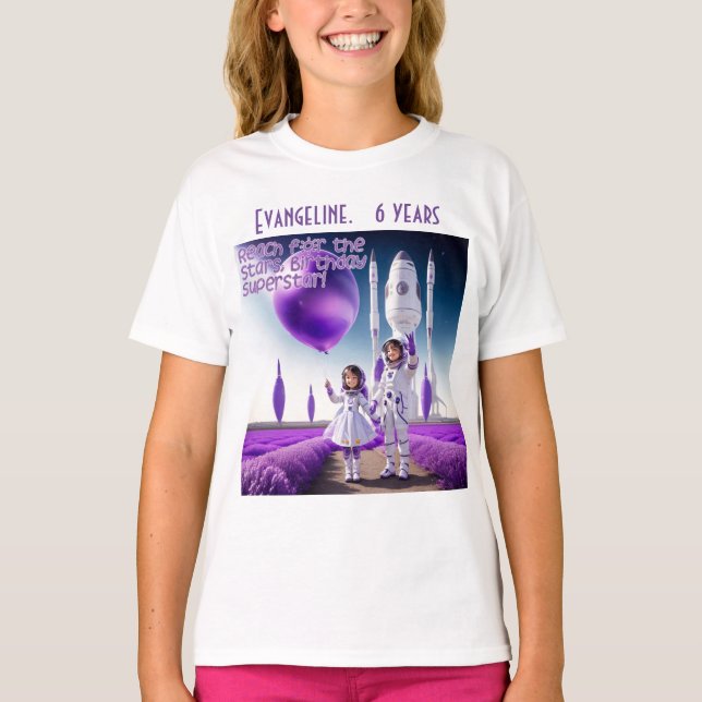Perfekt för stjärnorna, födelsedagssuperstjärna, a t shirt (Framsida)