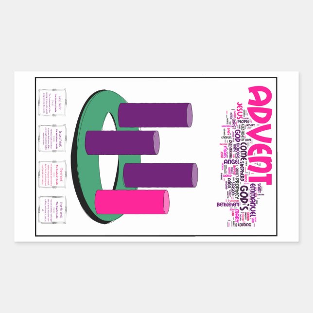 Perfekt för Studenter! Rektangulärt Klistermärke (Framsida)