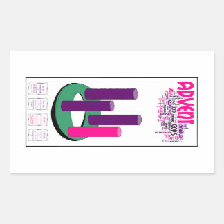 Perfekt för Studenter! Rektangulärt Klistermärke