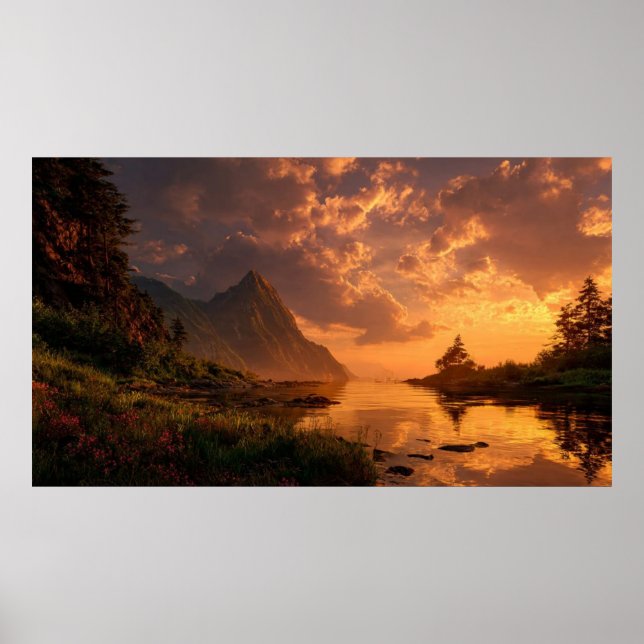 Perfekt för väggdekoration och fint konsttryck, de poster (Framsidan)