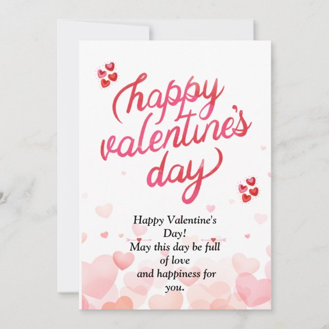 perfekt för valentins dag inbjudningar (Framsida)