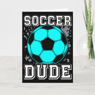 Perfekt fotbollstjej Merchandise Kort
